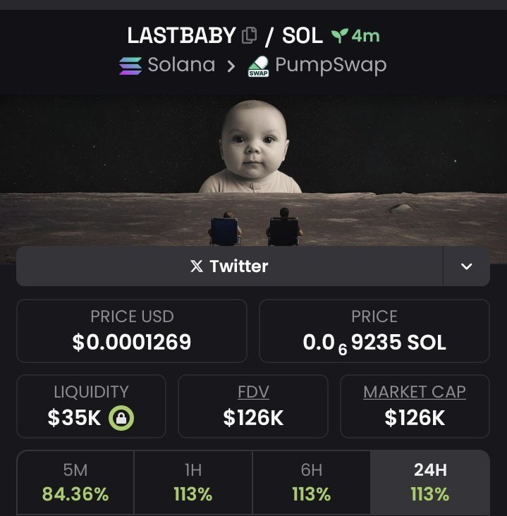 BrunaFXTN's tweet image. The real alpha isn’t public — it’s private 🔒
$LASTBABY $126K→ $260K
📩 DM for access behind the door.

#PrivateAlpha #CryptoNetwork #SolanaMoves

FWoAJiN7vP7XLxgvgEFJWVXN4UqK16H1Z67R9FcfNJYB