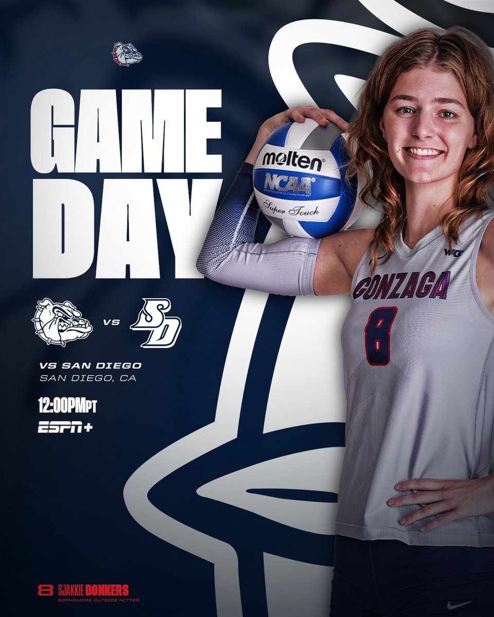 ZagVolleyball's tweet photo. Final game of the season at noon! Tune in on ESPN+! #GoZags https://t.co/gM0ED2ttuK