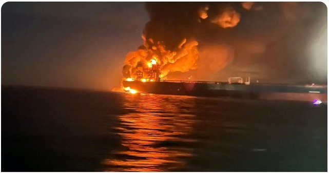 Ukrainian naval drones hit two sanctioned tankers in the Black Sea as they headed to a Russian port to load up with oil destined for foreign markets, an official said, as Kyiv tries to pile pressure on Russia's vast oil industry.