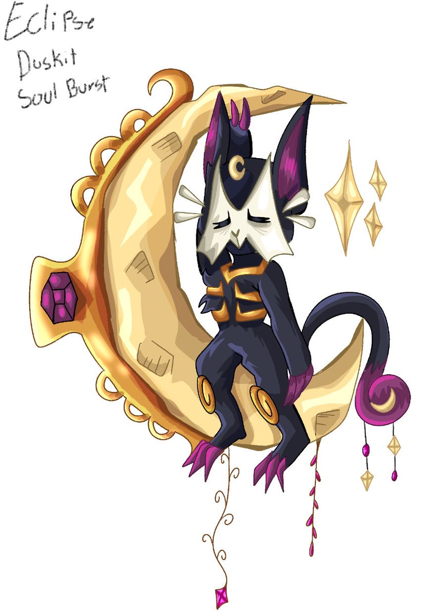 whoischara's tweet photo. Imagine if #duskit got a soul burst part 2 
#loomianlegacyart #LoomianLegacy https://t.co/0LqCaoeBIA