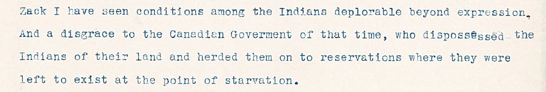 I'm reading letters from 1943-1946 between Z.M. Hamilton (journalist and historian) and W.W. Gibson (pioneering aviator), who grew up in 19th-century Saskatchewan. It's refreshing how critical they were of the government's policies toward Indigenous people. #Canada #history