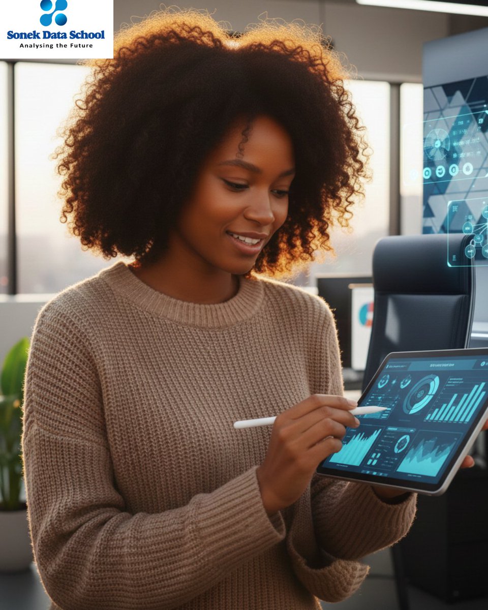 sonekdataschool's tweet image. Data Analysis is the process of checking data, finding patterns, and explaining what the numbers mean.
Learn how to read data, make simple dashboards, and help companies make smart decisions using tools like Excel and SQL.

Join our January Intake at
sonekdataschool.com