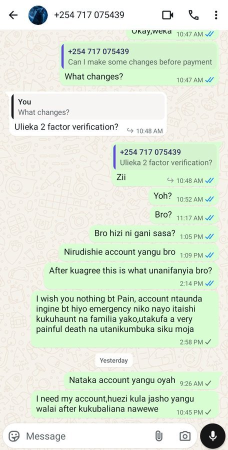 ItsLeecapalot's tweet image. 😭😂😂siet account imeenda hivo