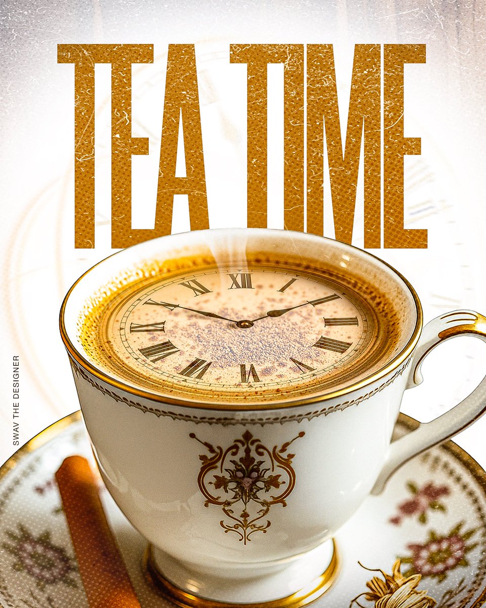 Lorita_theswav's tweet image. Day 9 of 100 ☕️ 

Tea Time.
Time for doing. Time for being.
Both matter. 
#Swavthedesigner #100daysdesignchallenge #creativedesigner #creativegrowth
