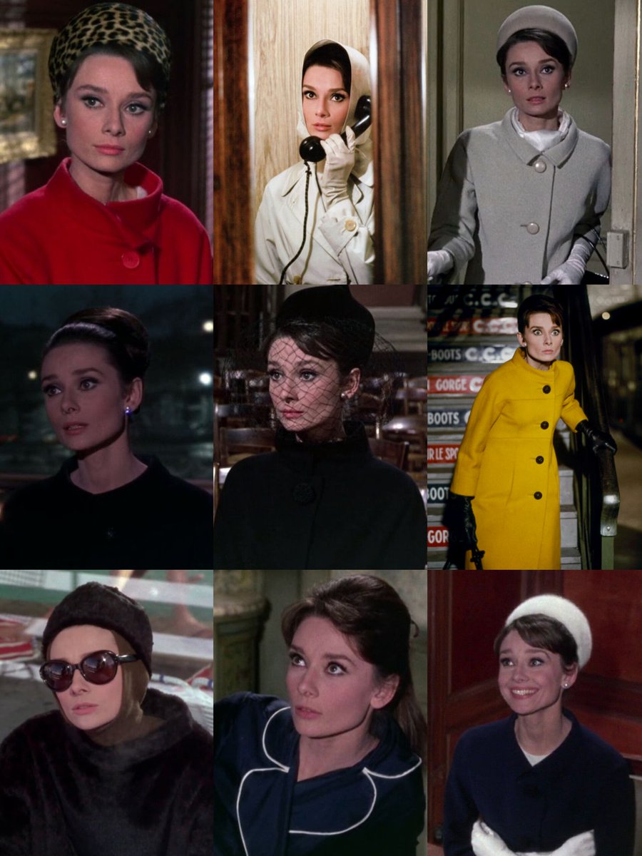 darylandfilms's tweet image. audrey hepburn&apos;s givenchy wardrobe in &apos;charade&apos; (1963) is truly one for the history books