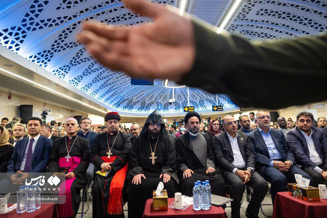 🇮🇷| The famous Holy Mary metro station in Tehran has officially been opened.

The opening was inaugurated by the Mayor of Tehran &amp; Iran’s Catholic church