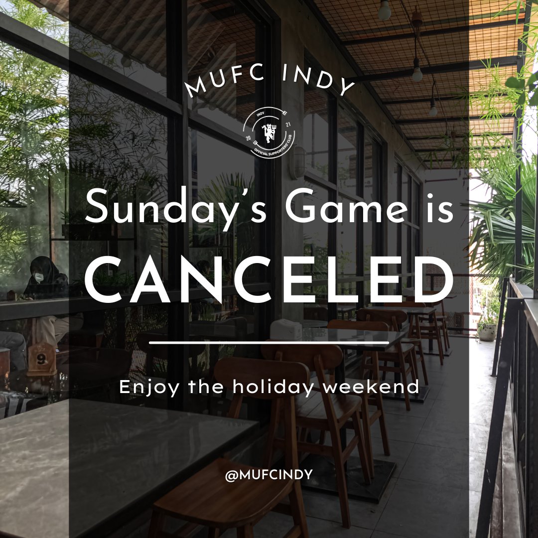 MufcIndy's tweet image. We&apos;re going to cancel tomorrow&apos;s meetup at Brew Link Brewpub Downtown. What a bullshit time for a game on a Sunday. Everyone enjoy the holiday weekend. We will be ready to rock and roll the next 7:30 AM game. #mufc #mufcindy #manutd #manunited #manchesterunited #indy #indiana