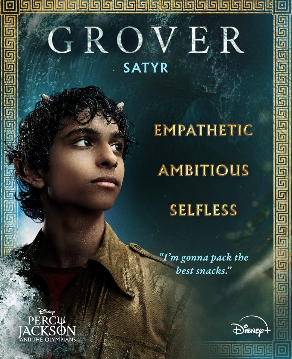 Grover the Satyr in #PercyJackson \u0026 The Olympians., image size:977x1200