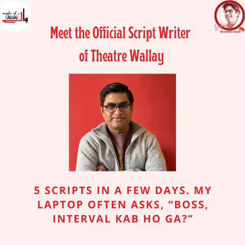 SafeerKhaan's tweet image. Breaking news: I used to train actors… now I train my fingers to type faster. Five scripts in a few weeks — at this rate, even my characters are asking for a tea break.
#theater #script #theaterlife #scriptwriting #scriptwriter #writinglife