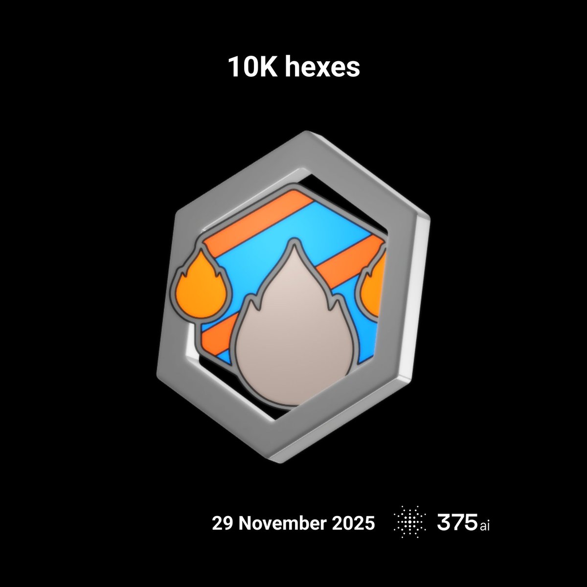 AlbaGoddesss's tweet image. I’ve just covered 10K hexes on @375ai_! #discovergo