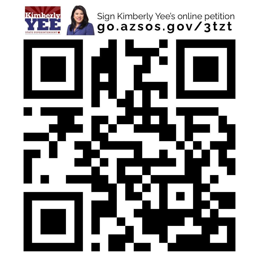 Would you sign my online petition to help qualify my name on the ballot for State Superintendent? Join our effort to stand with Arizona families to get back to the basics for student achievement, protect parental rights, and preserve Arizona's premier school choice options. Sign