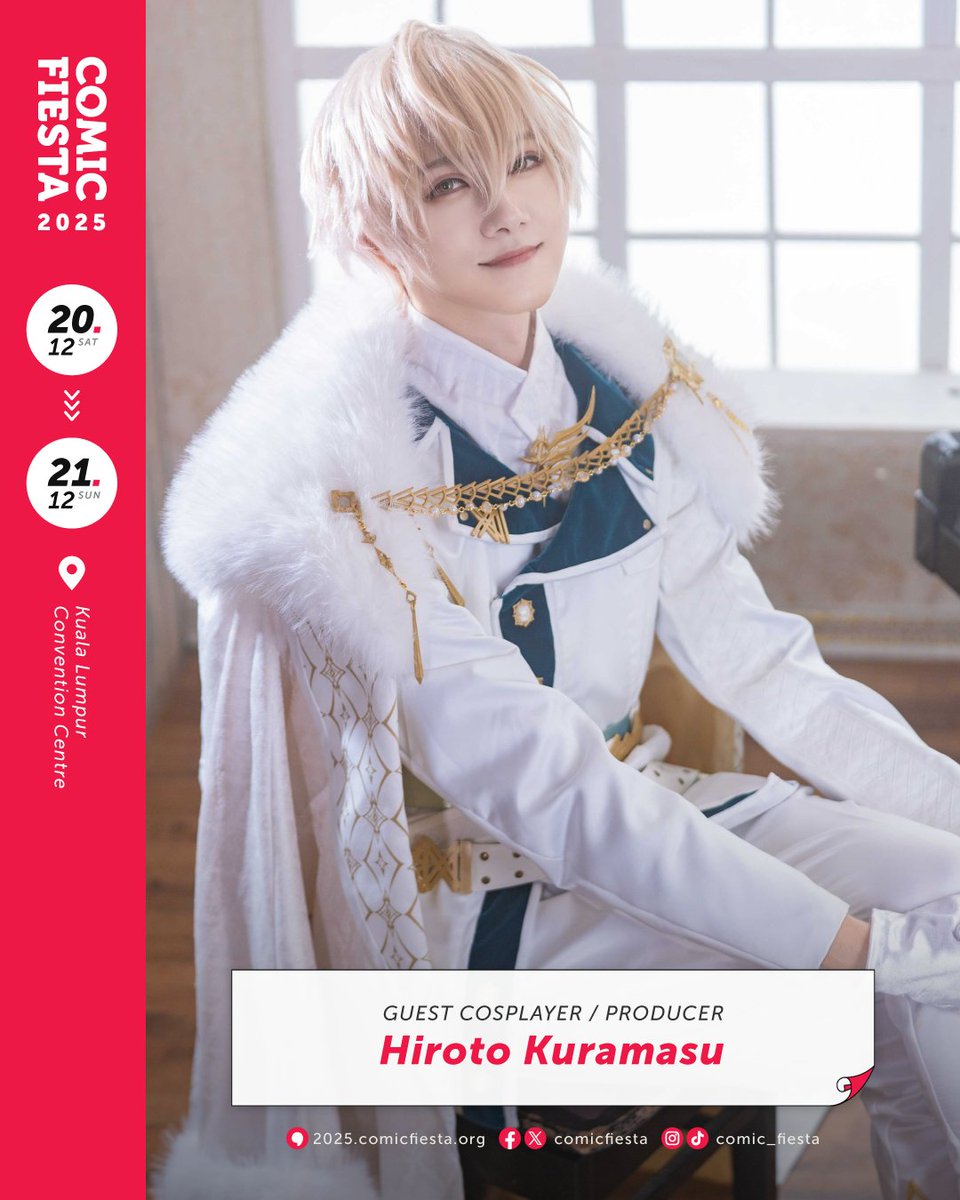 Hiroto Kuramasu returns to Malaysia and is excited to celebrate his 2nd Comic Fiesta with fans! Known as the English Producer on the Ikémen Series, he is also the star and host of the VTuber talk show Sora’s Senpai Club, where he interviewed renowned Japanese voice actors and