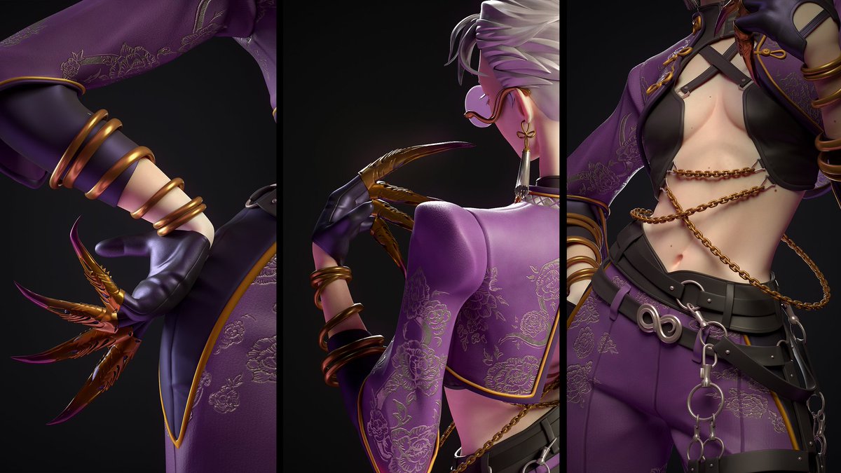 🪻🐍Poison's on the menu...

I'm really excited to finally share A.K.I. that I created for our Capcom Challenge, cohosted with <a href="/AdrianArt96/">Adrian</a> ✨

More on Artstation in bio 🫶