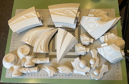 DuskroseCreates's tweet image. Hey, hi, hello!  I&apos;m finally making things again, starting with this puzzle!  If it goes well, then I have to do it all again to make it&apos;s twin.
(Might just be something for fun, might be a Blizzcon 2026 project.)