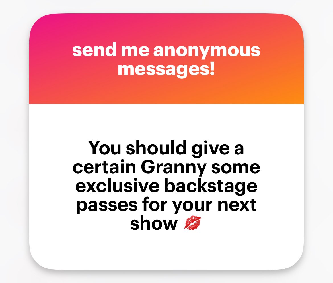 A certain granny should be bold enough to sneak on stage and rape her whenever and wherever she wants~ 🤭