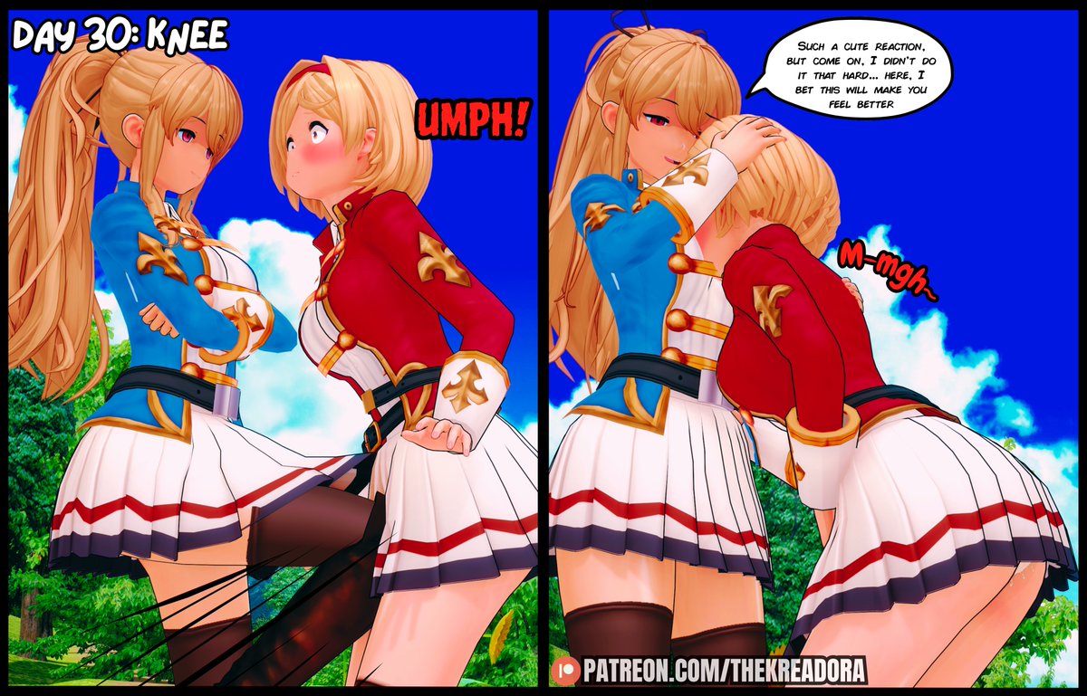 Day 30: Knee
#LowVember2025 #Cuntbusting

Vera likes to annoy Djeeta every once in a while, but hey, at least she's kind enough to let her recover in a comfortable space!

Nude alt + extra image available you know where 🧡