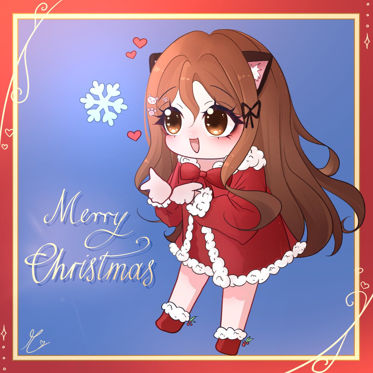 Ych Christmas Chibi Commision ( ๑ ˃̵ᴗ˂̵)و ♡
I am so grateful for your order <a href="/alyxia_x/">alyxia ☕🐾</a> Thank you so much!!!!
#VGenComm #Vtuber #Christmas