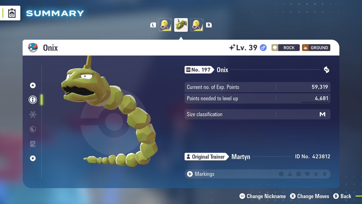 martynstuff's tweet image. Any willing to help a fellow trainer evolve their Onix? Please? #NintendoSwitch2 #PokemonLegendsZA