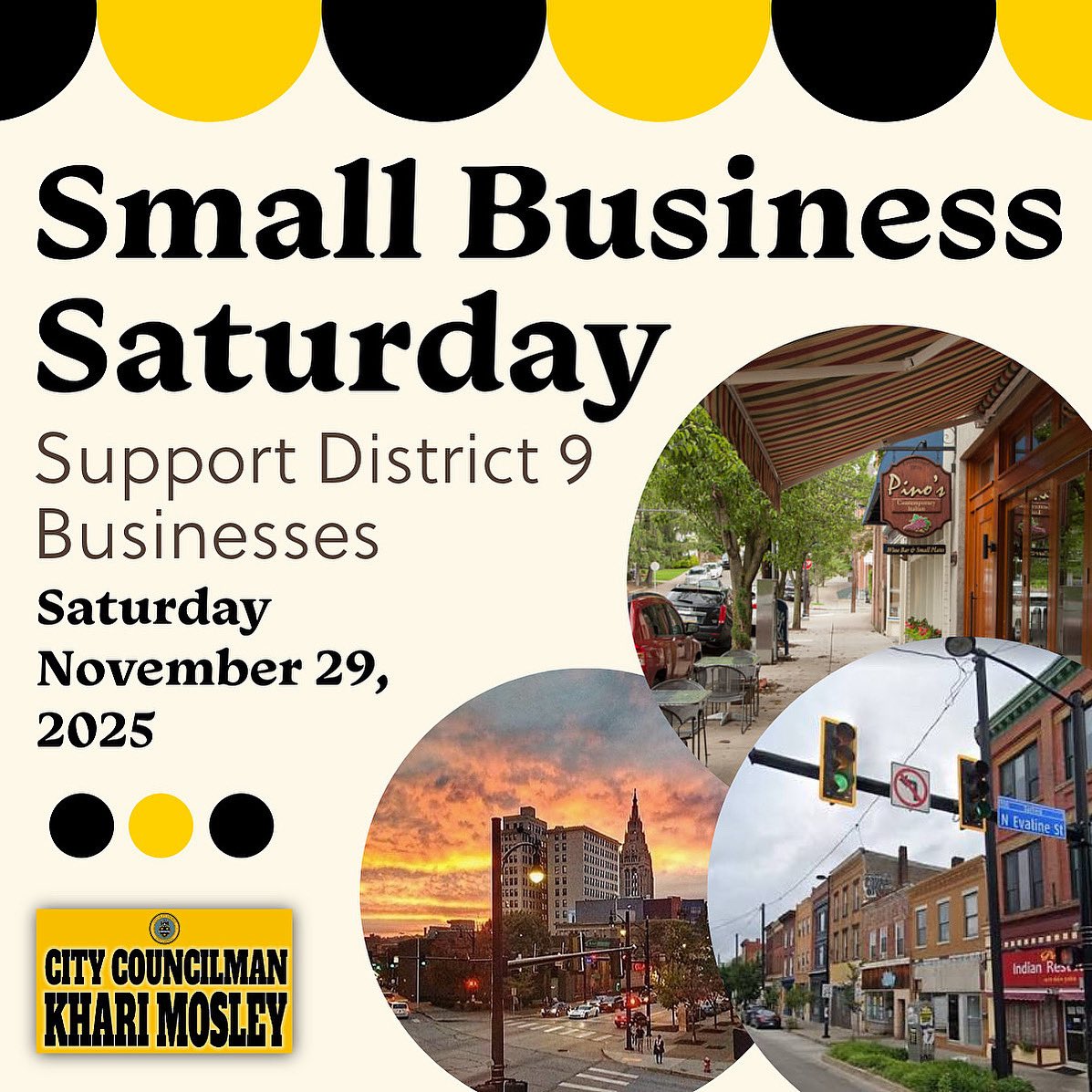 Please make sure to support #District9PGH businesses on this #SmallBusinessSaturday, they are the backbone of our local economy.