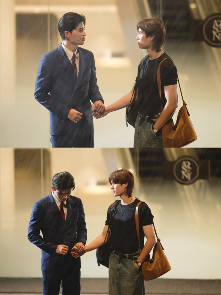 ฝนตกแบบนี้ มีคนเช็ดเชื้อโรคออกจากมือคงจะดีไม่น้อย 🙂‍↕️ #MeAndTheeSeriesEP3