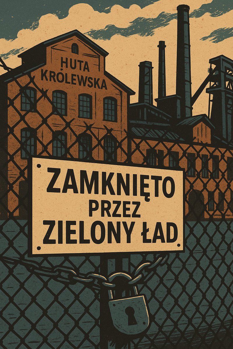 ryszard_wilk's tweet image. Po 229 latach zamykają hutę. To nie przypadek – to system.

Po prawie 230 latach kończy działalność historyczna huta w Chorzów – dawna Huta Królewska, dziś należąca do ArcelorMittal Poland.

Co ważne: to nie jest zakład „od lat na kroplówce”. Jeszcze niedawno właściciel…