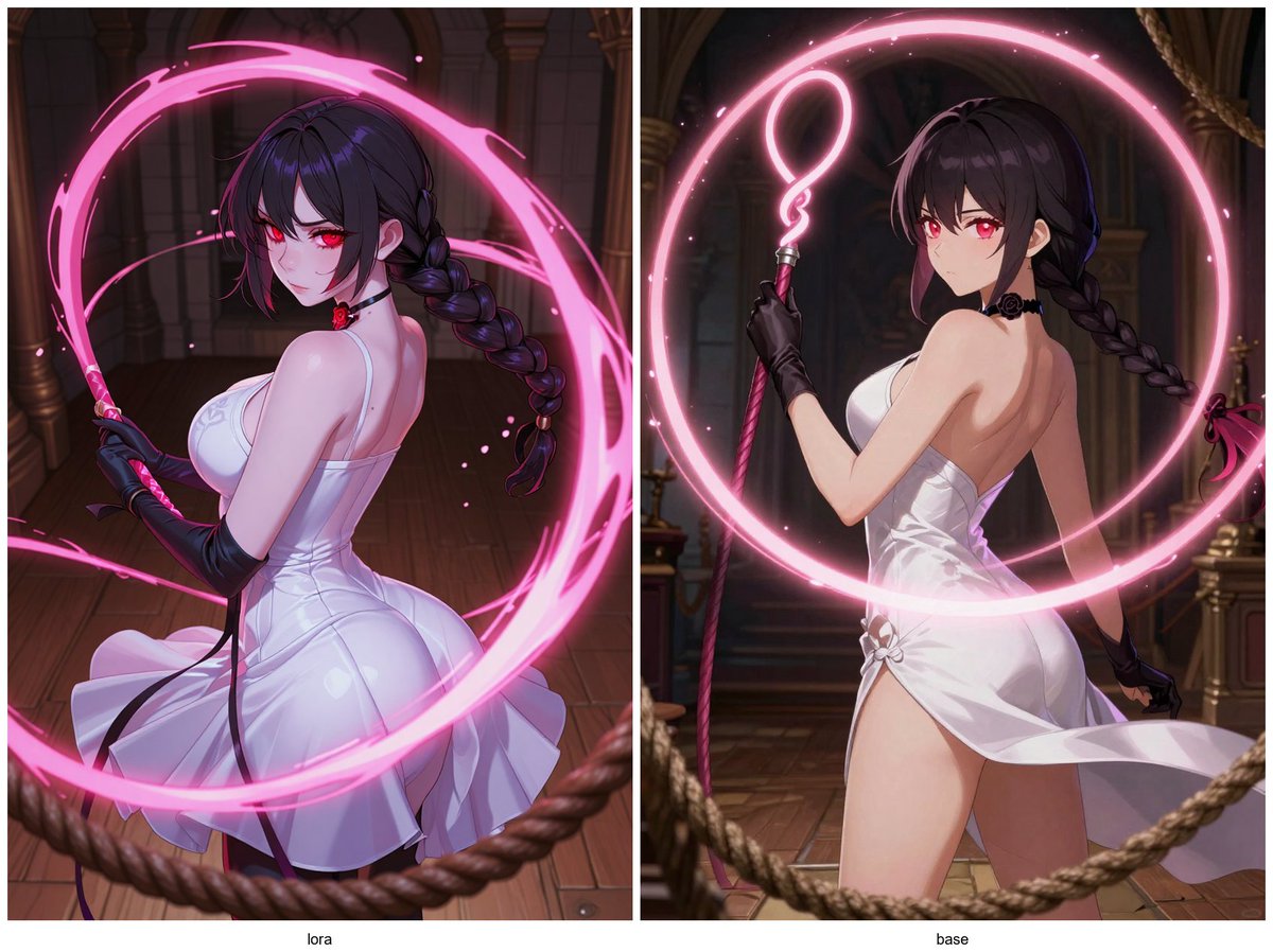 The party starts now! Z-Image Anime Style LoRA:  turns generic screencaps into high-quality 2D illustrations; clean lineart &amp; cel-shading.
Feels like the first day after Flux.1 was released.
huggingface.co/reverentelusar…