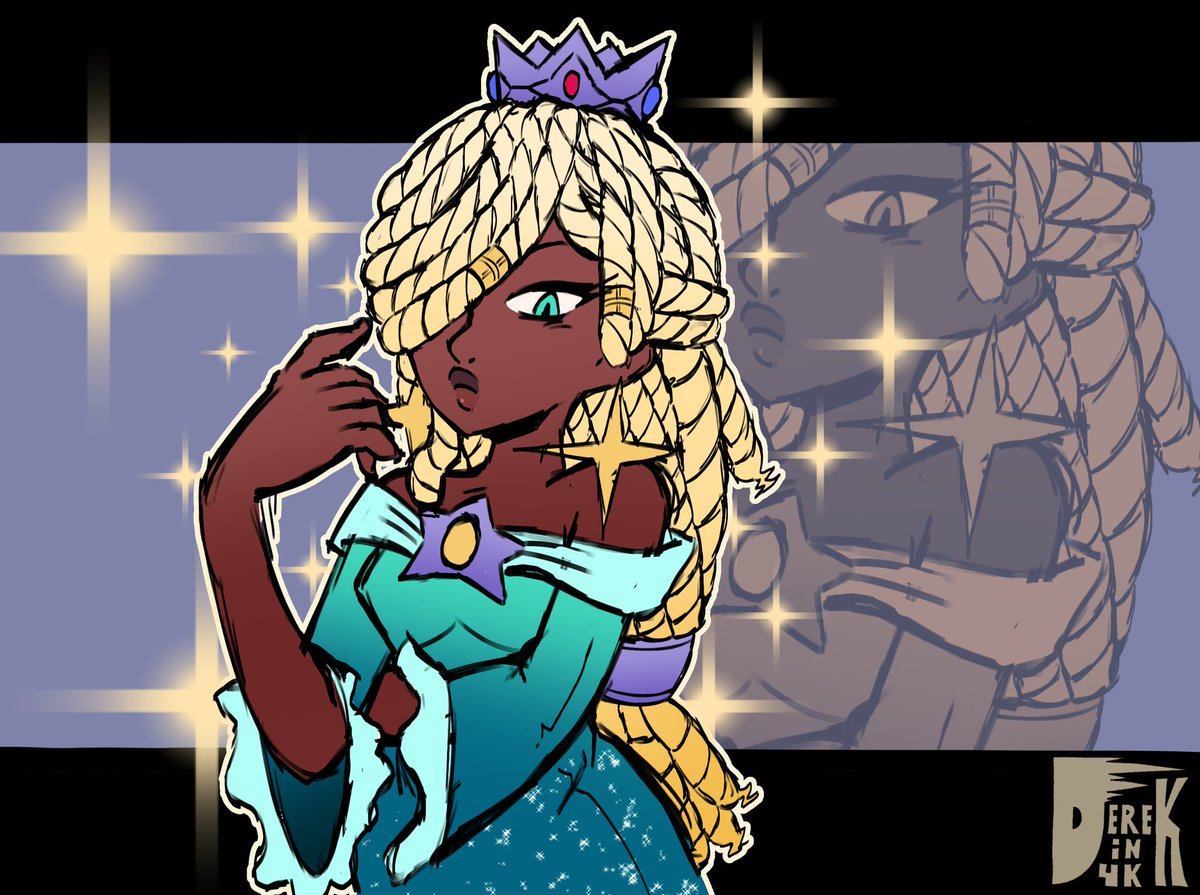 derekunleashed's tweet image. Black Rosalina warm up