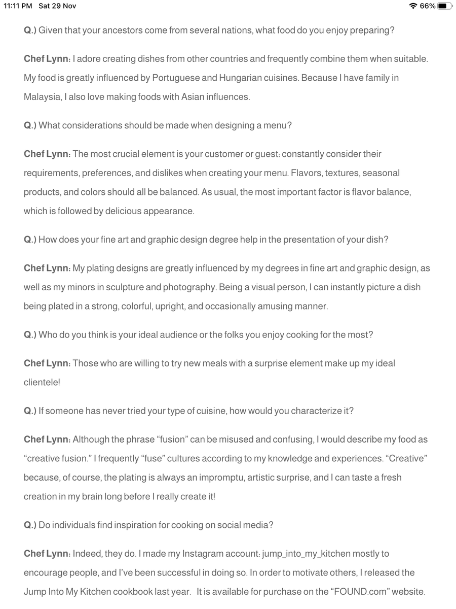 mohd_ridakhan's tweet image. My Food Article: An interview with Chef Lynn for Kidoz Times Newspaper Jordan Amman.
#chef #cheflife #aviationauthor