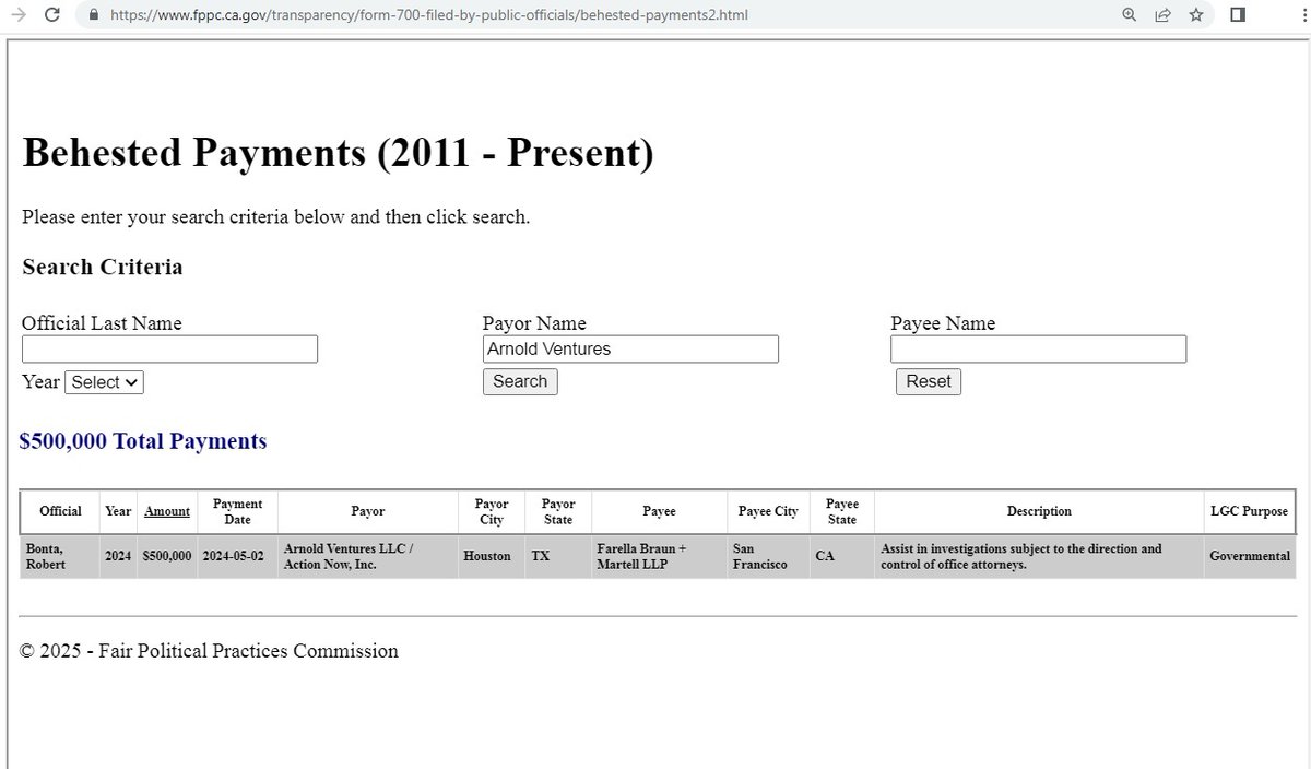 Susan_Shelley's tweet image. Why did California Attorney General Rob Bonta ask a nonprofit in Houston to send $500,000 to a law firm in San Francisco to &quot;Assist in investigations subject to the direction and control of office attorneys&quot; a month before the FBI raided Sheng Thao and the Duongs?