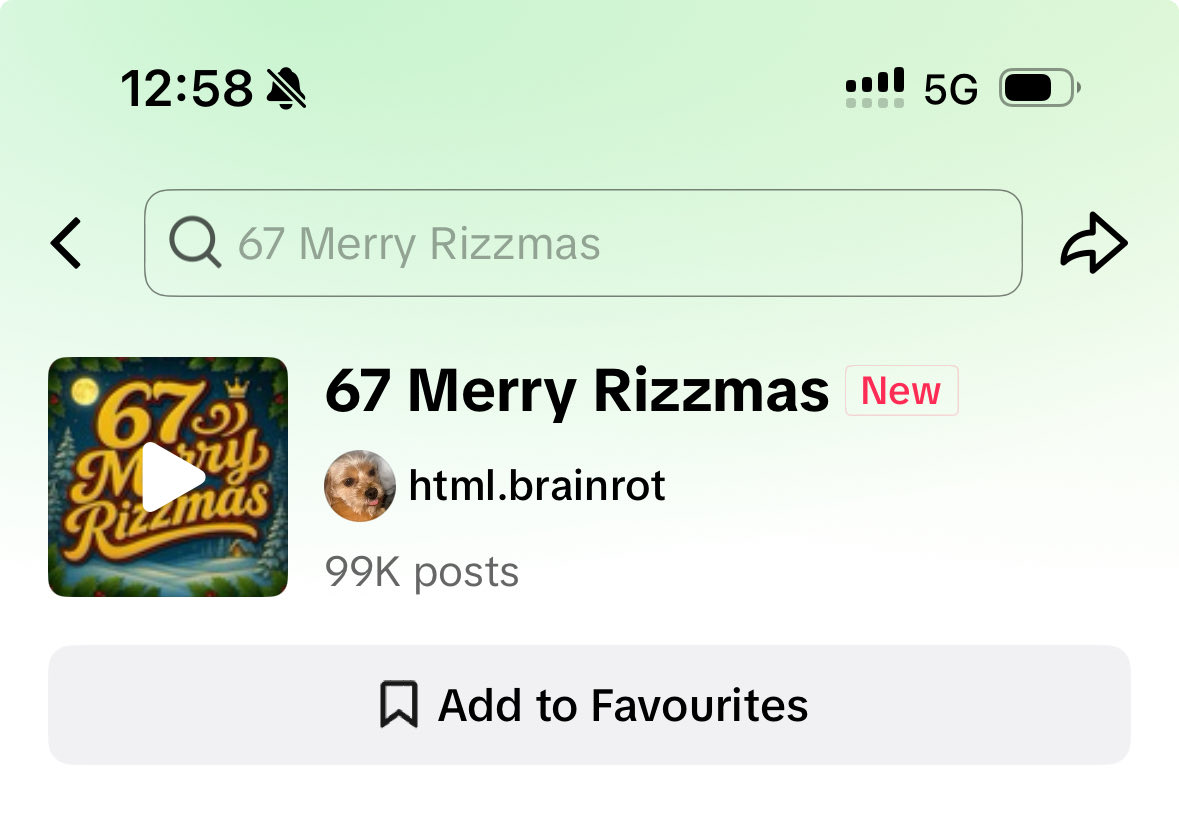 24 hours, 16k posts

$67Rizzmas