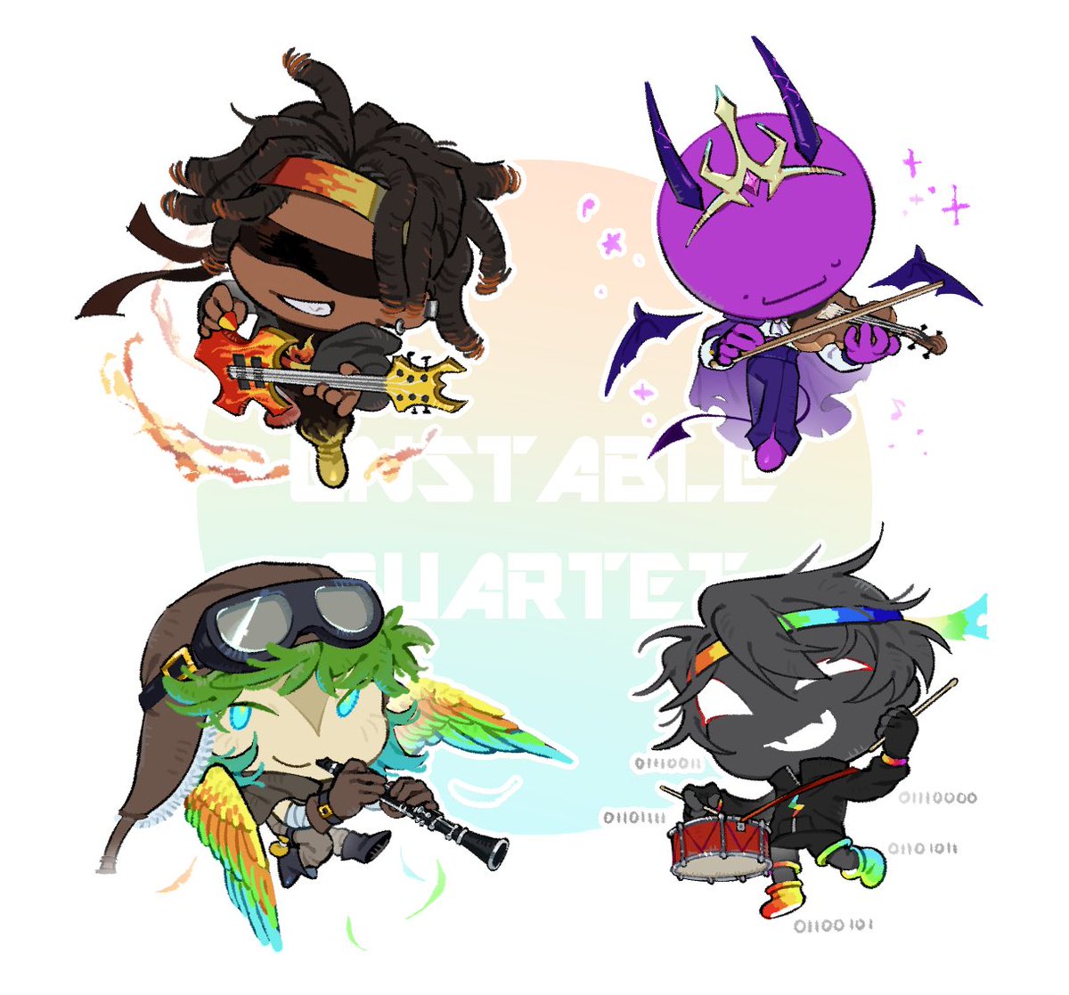 Wdym you’re called a quartet with no instrument brah

#unstableuniverse