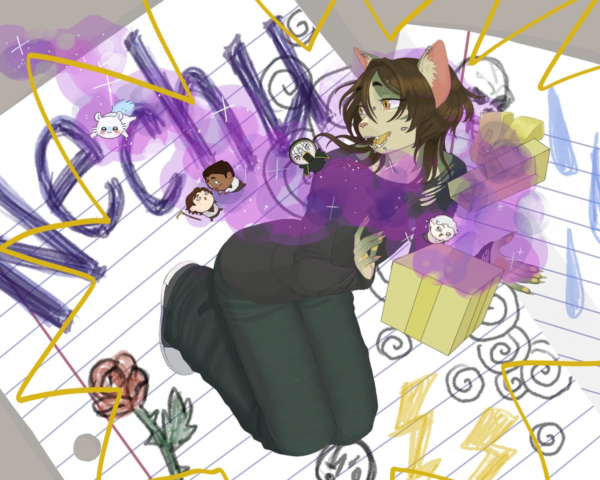 Nechuchu_'s tweet image. LOOK AT THIS BEAUTIFUL GIFT THAT @neon_disasters MADE FOR MY BIRTHDAY 😭😭😭😭
THANK YOU AAAA