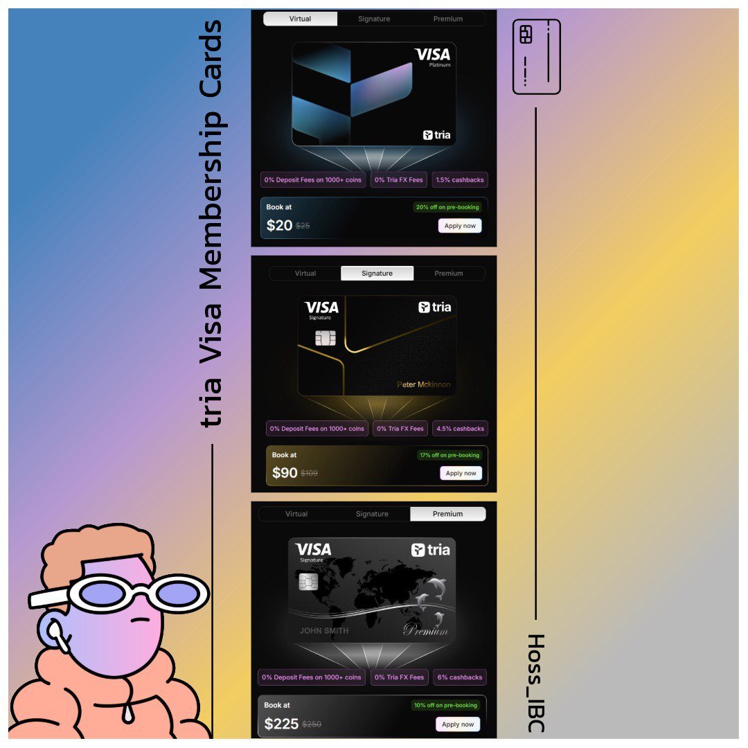 HOSS_ibc's tweet image. I wish more projects has the guts to do what @usetria is doing right now.

From Nov 19 → Dec 15, every single day they’re picking ONE lucky person and fully reimbursing their purchase

Want in? Super simple:
1. Buy anything with your Tria card  
2. Post your receipt  
3. Tag…