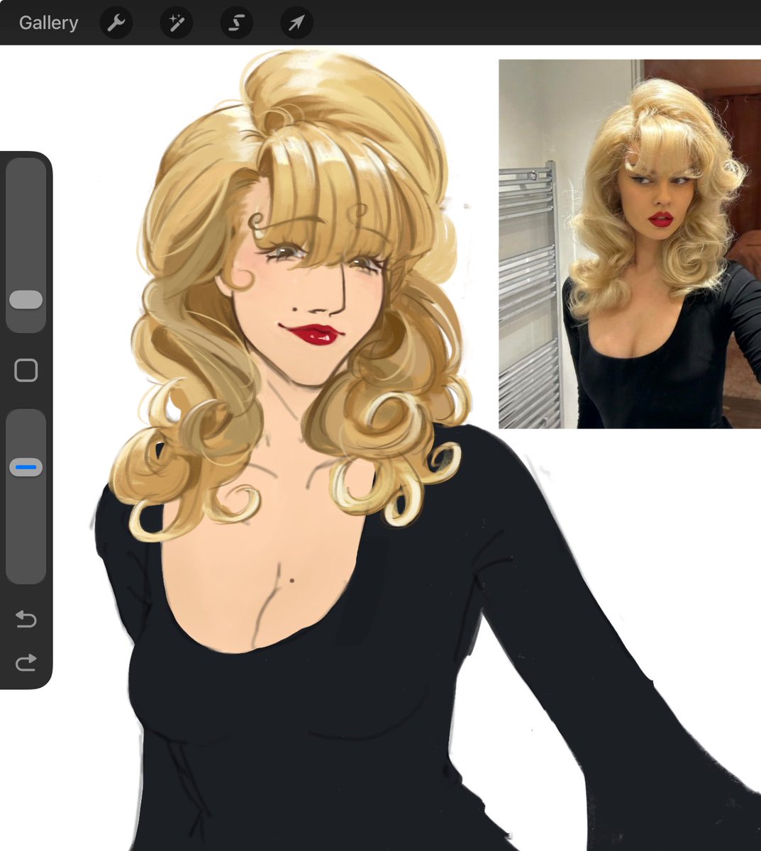 hair study with femji