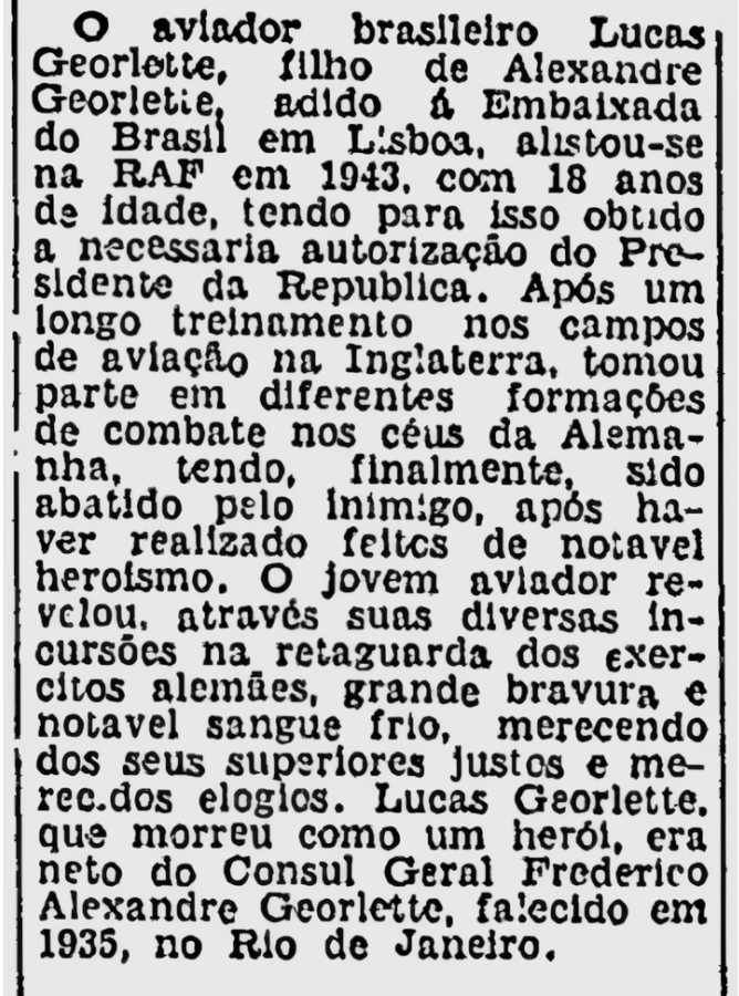 sentandoapua's tweet photo. Notícias da 2ª Guerra: 29NOV1944-Morre em combate um aviador brasileiro que há um ano se alistara na RAF https://t.co/FldfBsG2G3
#NOV44 #JB #WWII #RAF #brasileiro #aviador @RoyalAirForce https://t.co/TUU2iIQCzA