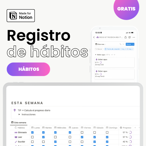 notion_adicta's tweet image. 🖤 Di adiós a la complejidad y hola a la facilidad en el seguimiento de tus hábitos con esta plantilla GRATUITA!