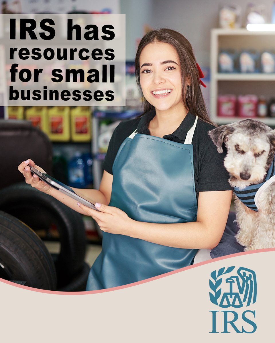 IRSsmallbiz's tweet image. Recognize #SmallBusinessSaturday by exploring #IRS tools and resources designed to help your #smallbiz succeed year-round. Learn more: irs.gov/smallbiz