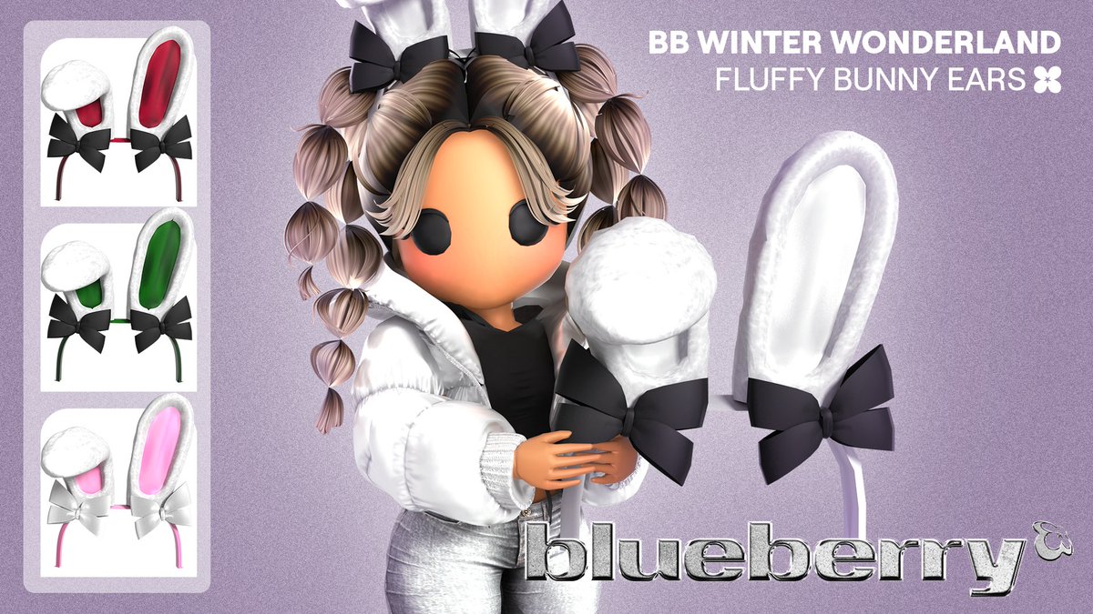 WearBlueberry's tweet image. Walk in a winter wonderland wearing these Fluffy Bunny Ears ☃️🤍✨

Shop now in our UGC shop, Blueberry Fashion World: wearblueberry.me/4nvUrY8

#Roblox #RobloxUGC #UGC #RobloxFashion #DareToBe #WearBlueberry