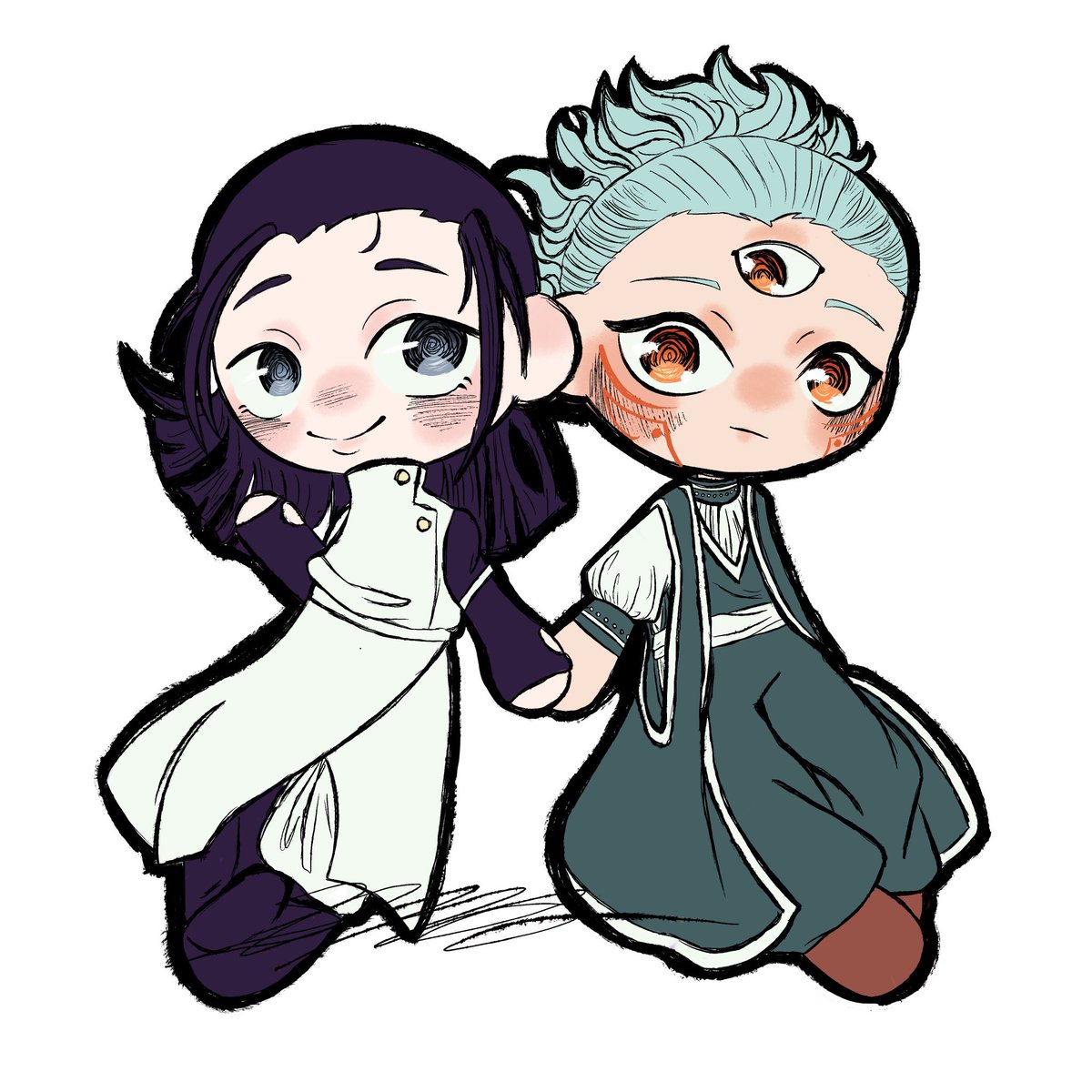 GrimGremlinnnnn's tweet image. Teehee &amp;lt;3 

#jjk #modulo #mojuro #JujutsuKaisenModulo