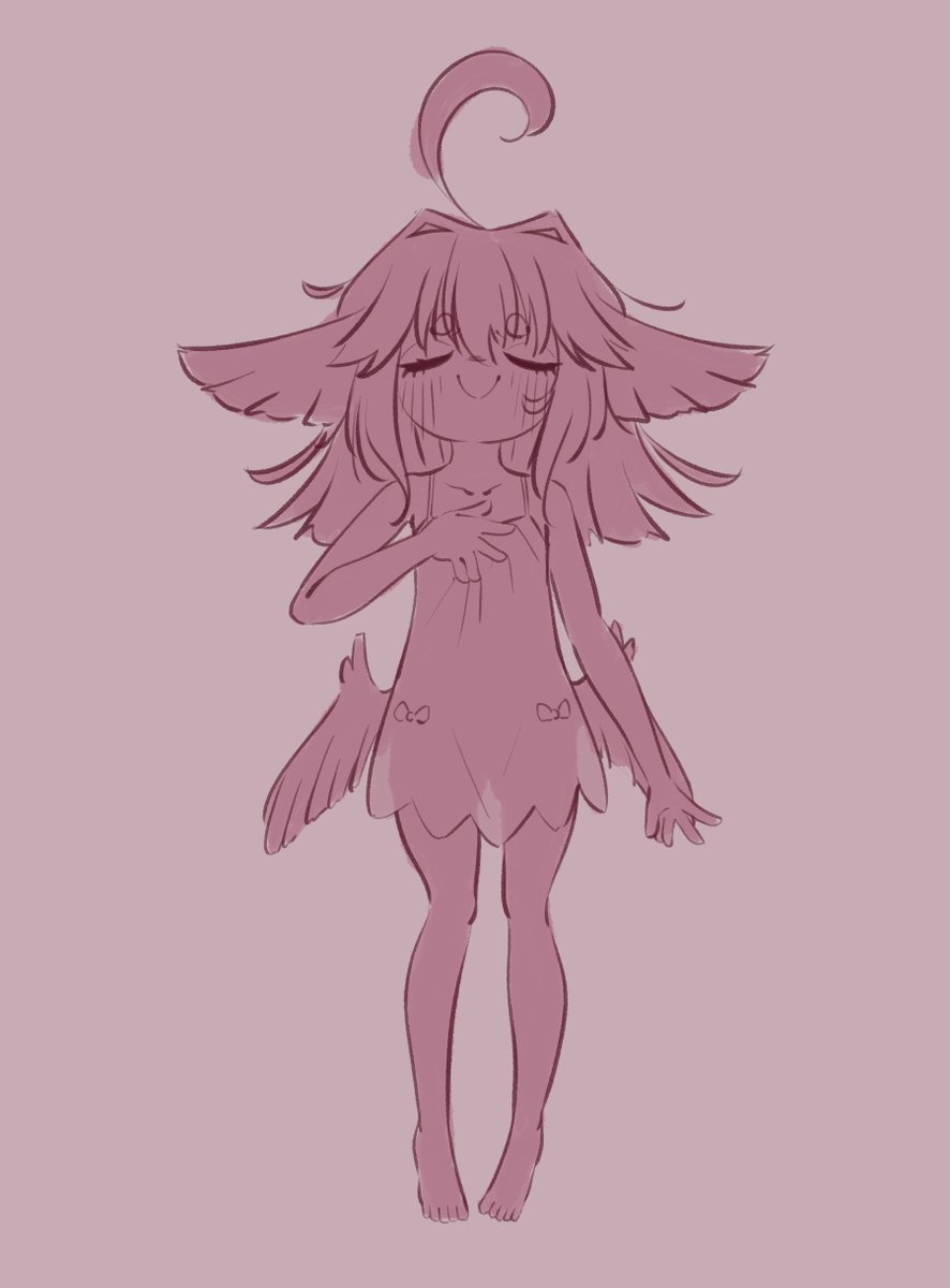 a lil doodle! brush practice