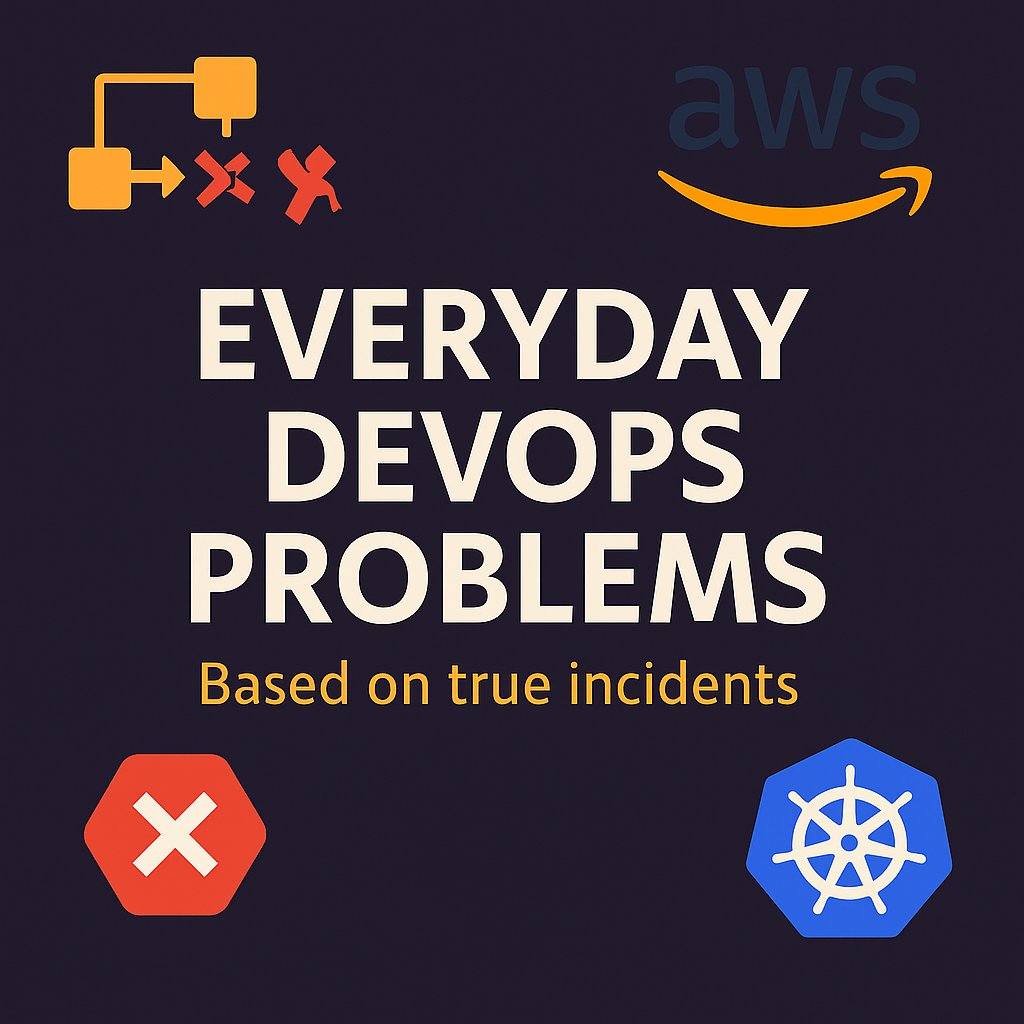 Rahul22642132's tweet image. Day 160 🗂️ Case Study Series
Launching: “Everyday DevOps Problems”
8 real failures.
8 real fixes.
8 lessons that hurt but taught a lot.

Stay tuned. 😄

#1000DaysOfDevOps #devopsenterprise