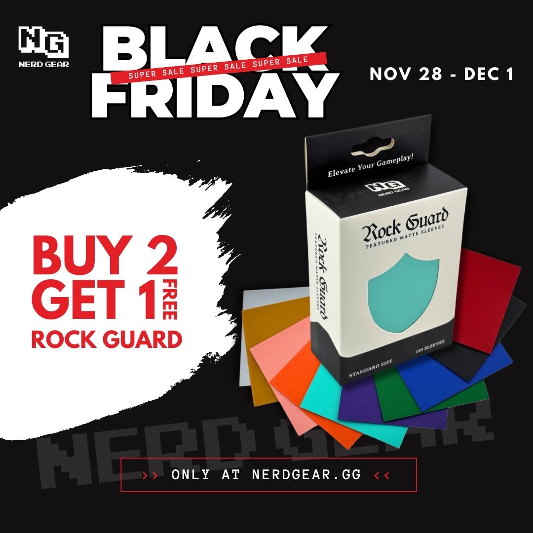 JMarGameDesign's tweet image. These are just a few of my favorite things from @nerdgeargaming, but would you believe me if I told you they had even MORE SALES going onthis weekend?
Use my link to save even more for #TCG or #MTG gift hunting!
nerdgear.gg/jmargamedesign