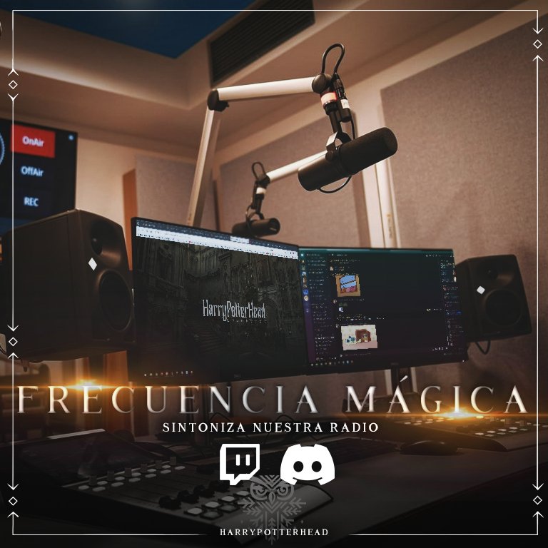 h_potterhead1's tweet image. ✨ ¡No te pierdas nuestra próxima emisión de Frecuencia Mágica! ✨
🎙️ Con nuestros encantadores locutores Mr. Patch , Venus y Yaya. 
🌟 Temática Canciones Legendarias 
Sintoniza ahora y forma parte de la magia 🌌
discord.gg/harrypotterhead
¡Es hoy! 14:00(MX), 17:00(ARG), 21:00(ESP)