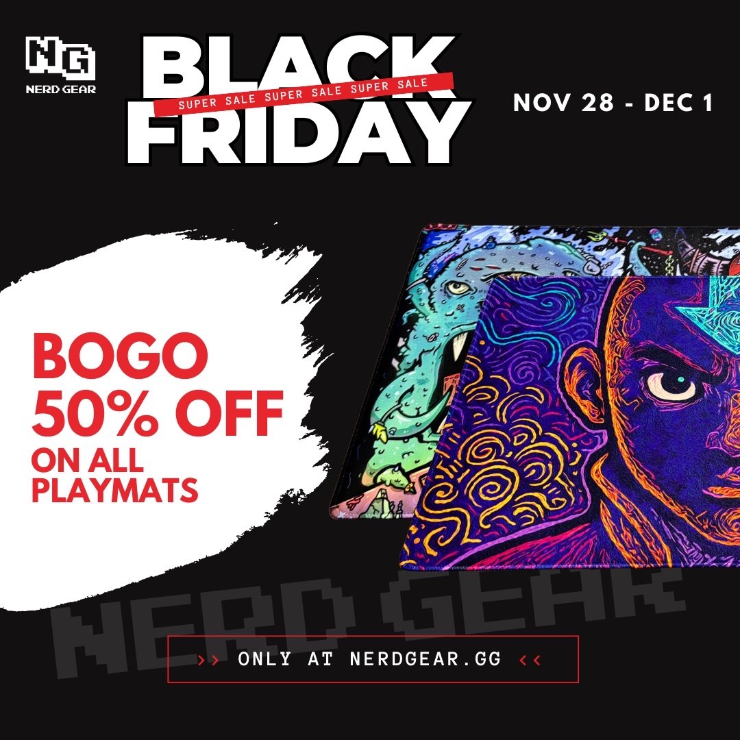 JMarGameDesign's tweet image. These are just a few of my favorite things from @nerdgeargaming, but would you believe me if I told you they had even MORE SALES going onthis weekend?
Use my link to save even more for #TCG or #MTG gift hunting!
nerdgear.gg/jmargamedesign