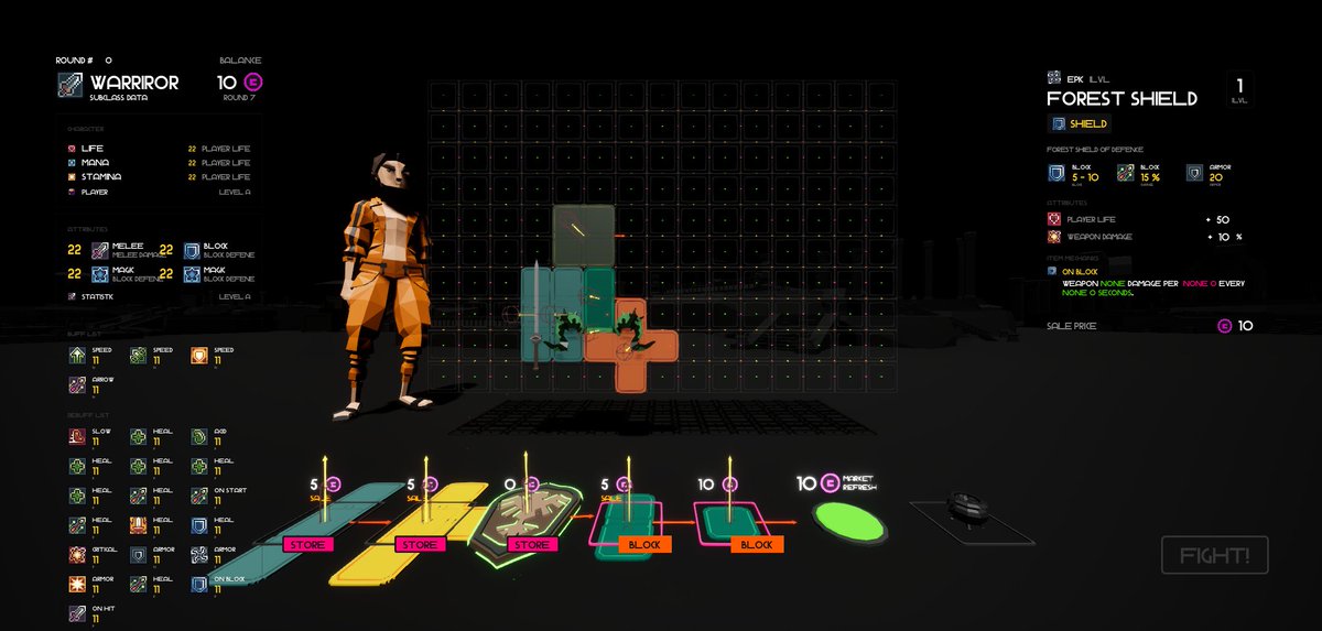 day 5/30 #100DaysOfCode  solo puzzle game - UI review 0.0.1 #screenshotsaturday