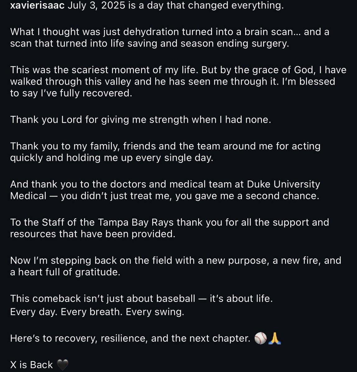 Xavier Isaac tweet media