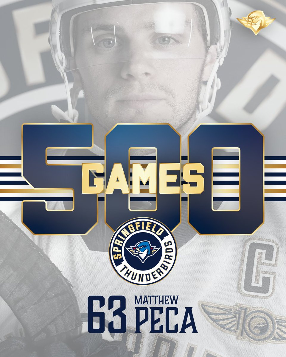 CAPTAIN PECA HITS ANOTHER MILESTONE 🙌

Congratulations to our captain, Matthew Peca, on playing in his 500th AHL game tonight! Here's to another 500!