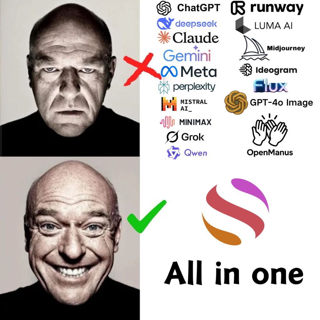 JayBisen473370's tweet image. 🔥Be the next Spielberg of AI.

Create cinematic stories, scripts, and visuals with GPT-5+Gemini 3+Nano Banana Pro+Sora 2 Pro—all bundled in GlobalGPT’s Black Friday Sale.

Unlimited tools. Unmatched performance.

👇 This is the moment to upgrade.