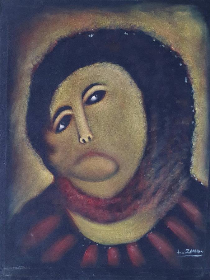 I practiced painting faces in a different angle, but it looks kinda weird lol.