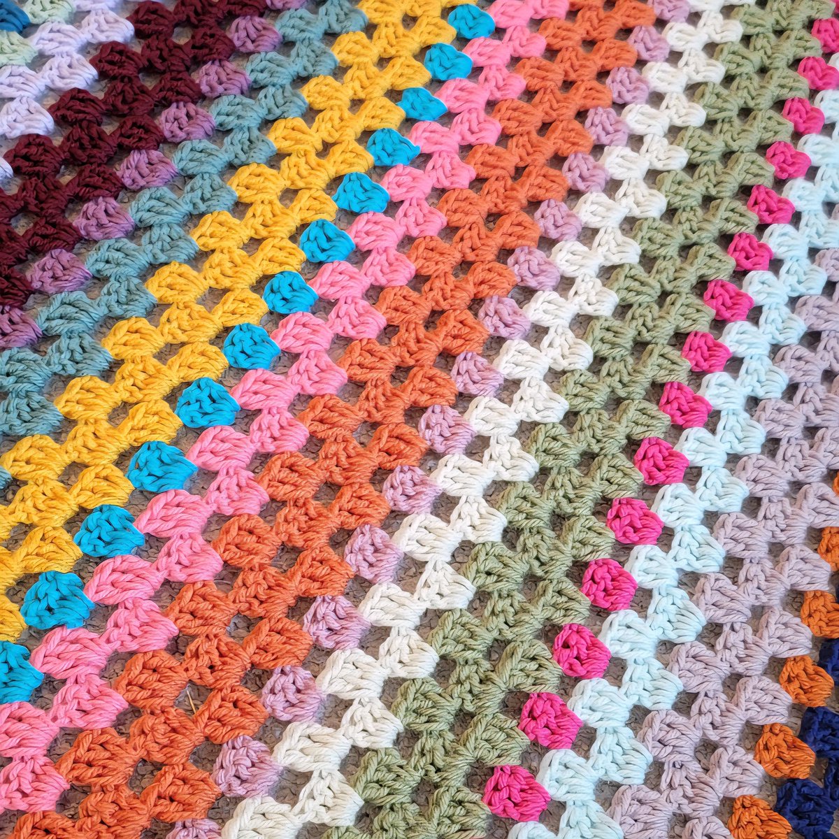 Crochetmelovely's tweet image. Free pattern from me: Granny Stripe Blanket! Video tutorial on my YT channel. Full pattern and step by step photo tutorial on my blog! Pick your fav way to learn! 🫶💗💚
.
.
.
#yarn #crochet #freepattern #crochetpattern #youtube
